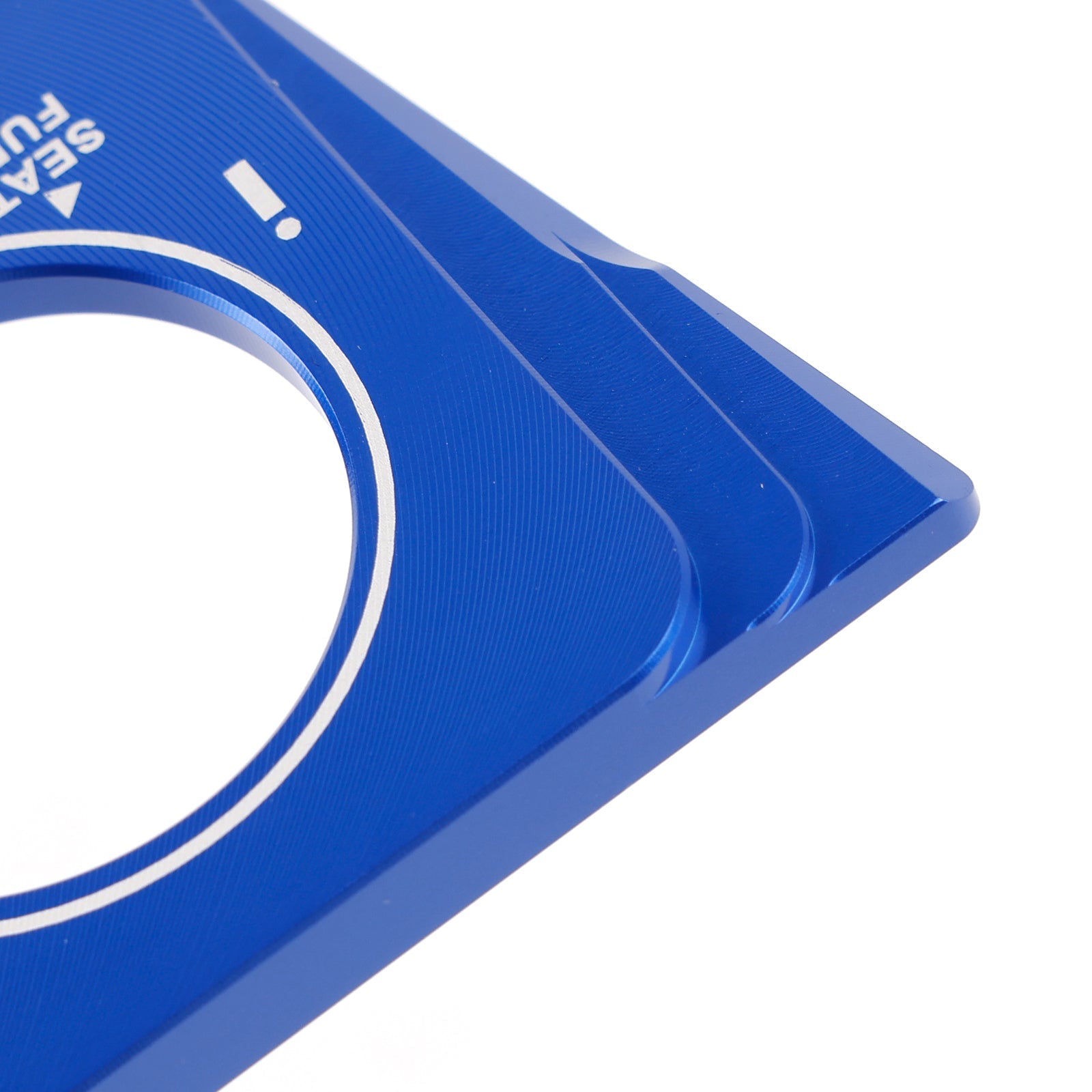 Aluminum Key Cylinder Cover Blue For Honda NSS 350 Forza 350 300 2018-2023