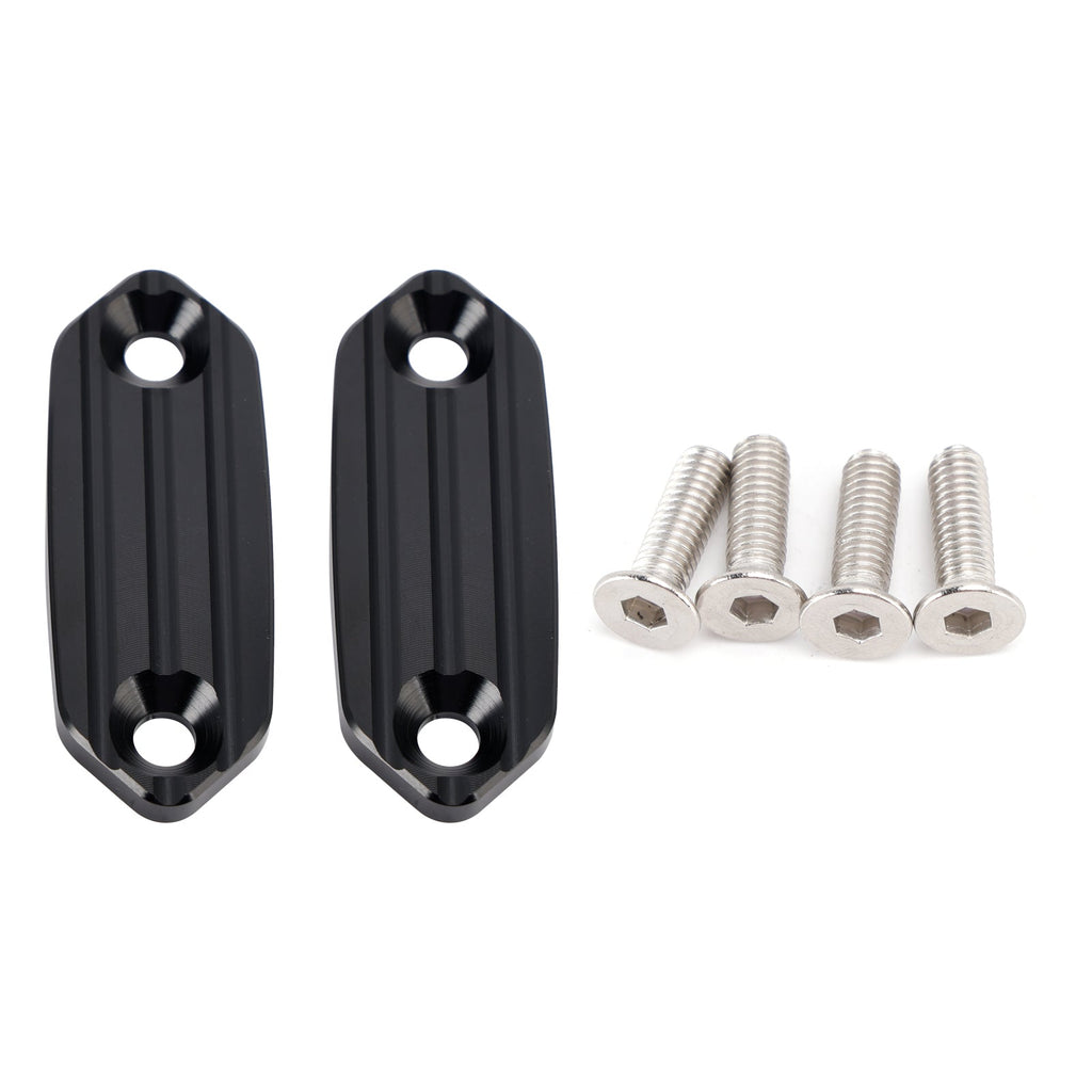 ALUMINUM MIRROR BLOCK PLATES FOR KAWASAKI NINJA ZX6R ZX-6R ZX 636 2013-2026