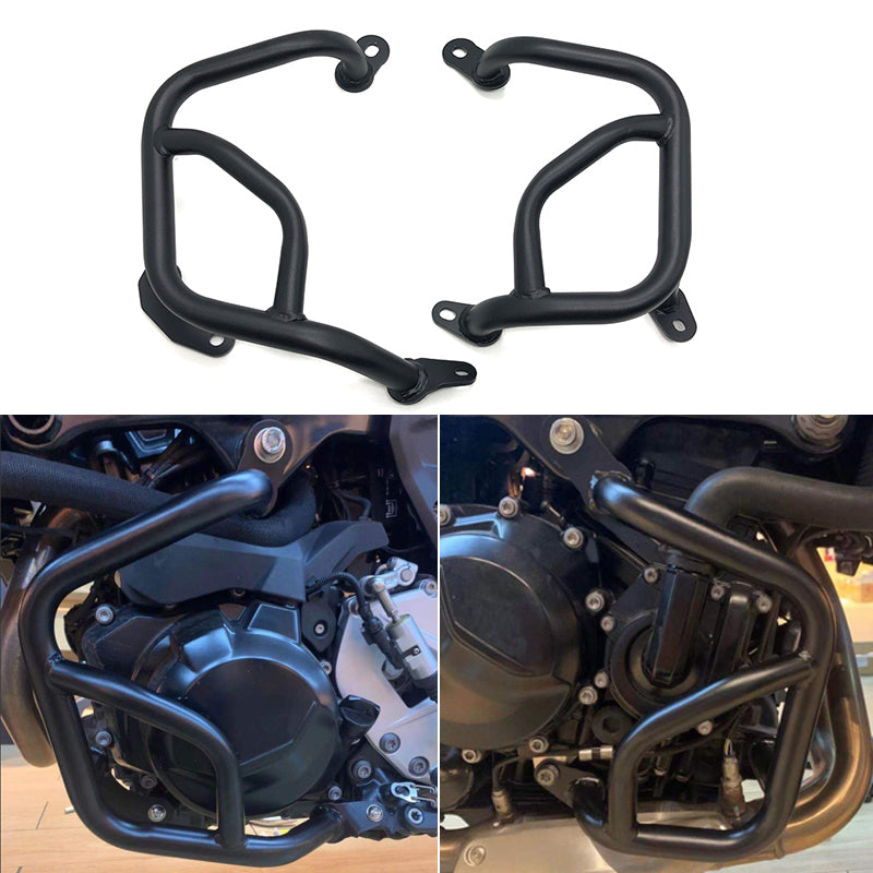 Front Lower Crash Bars Side Engine Guard Bumper Fit for BMW F900 F 900 XR TE / F 900 R SE 2020-2023
