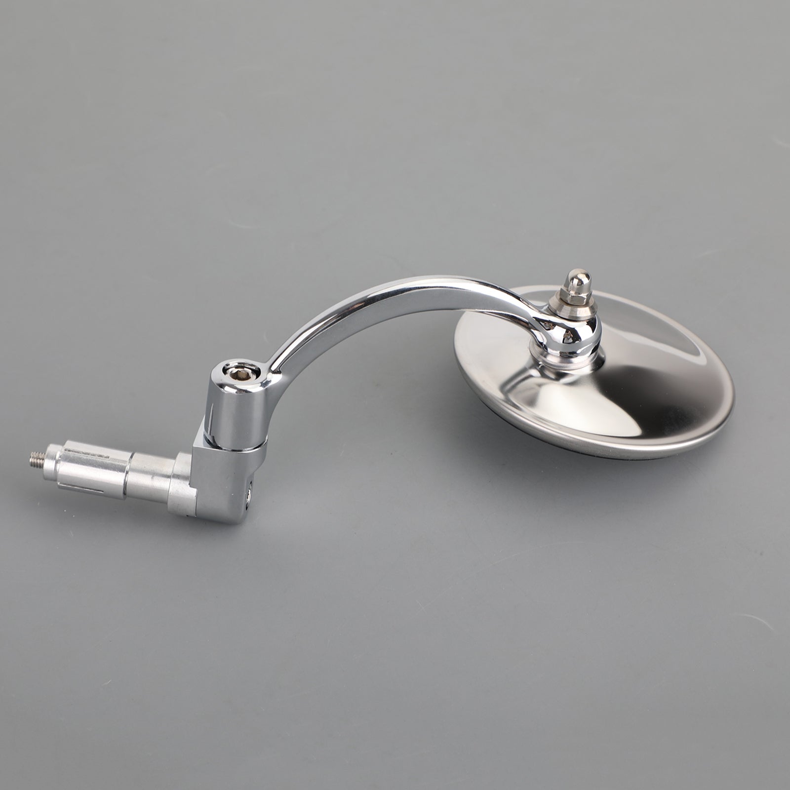 Chrome Handlebar End Mirrors For Motorcycle Cafe Racer Old School Clubman 22mm