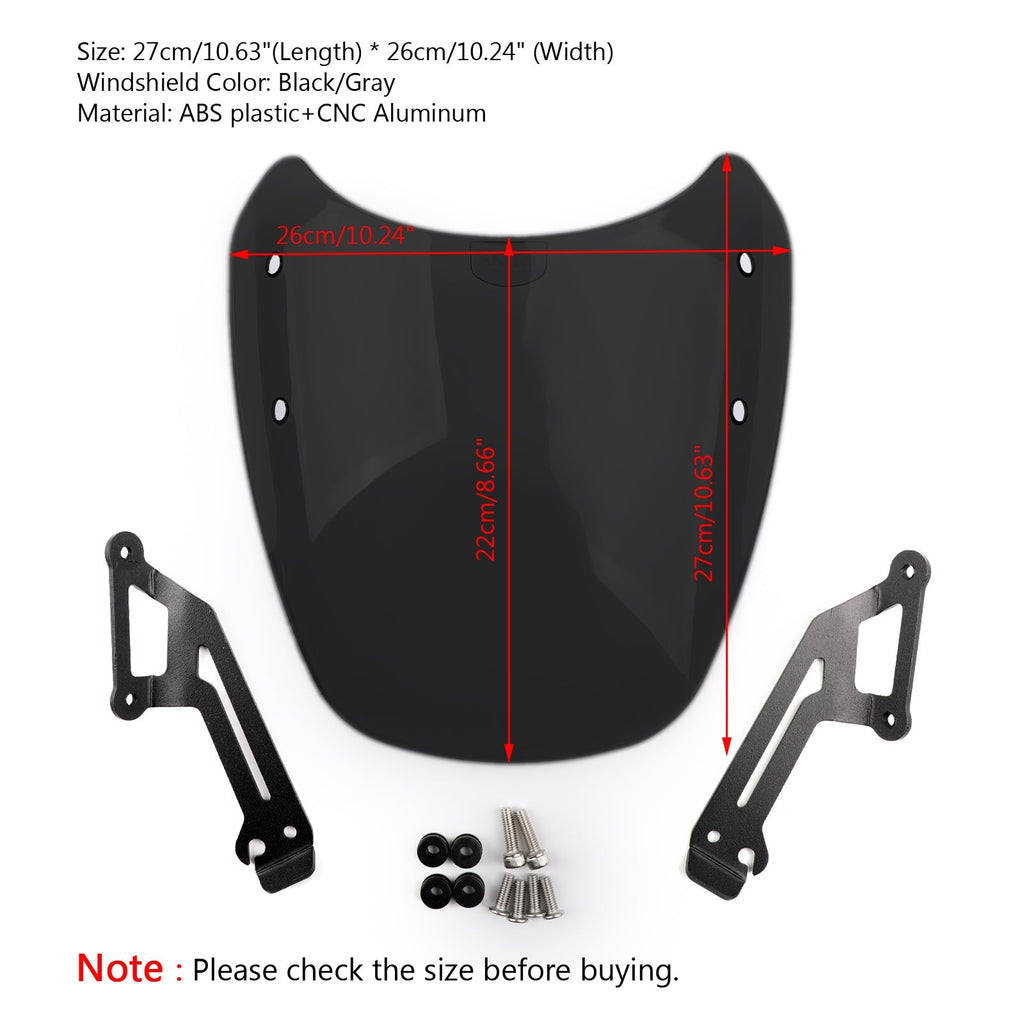 Windshield Windscreen Wind Defector protection For 15-2018 Ducati Scrambler