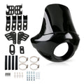 35mm-49mm Forks Most 5.75" Headlights Dyna Windshield Headlight Fairing