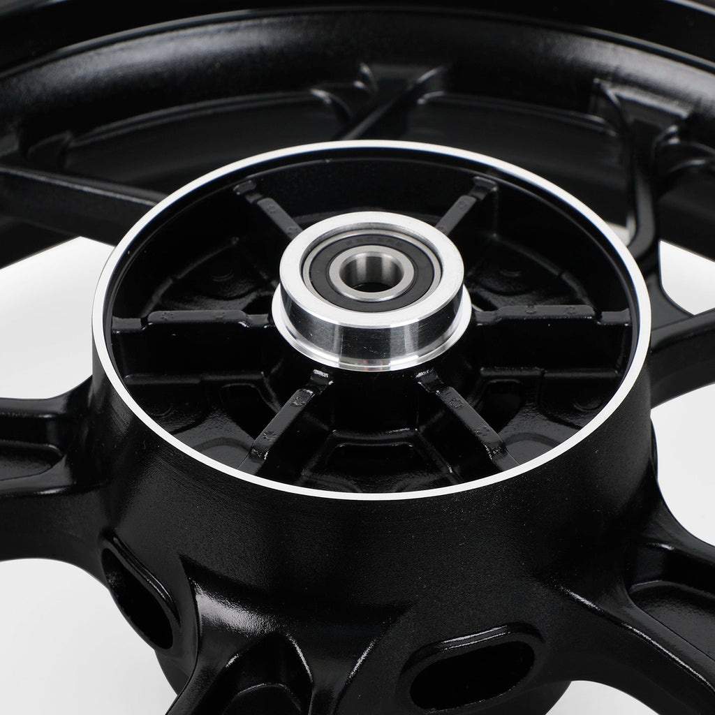 Front + Rear Wheel Rims For Yamaha YZF R3 YZF-R3 RH07 RH12 2015 - 2022 Black