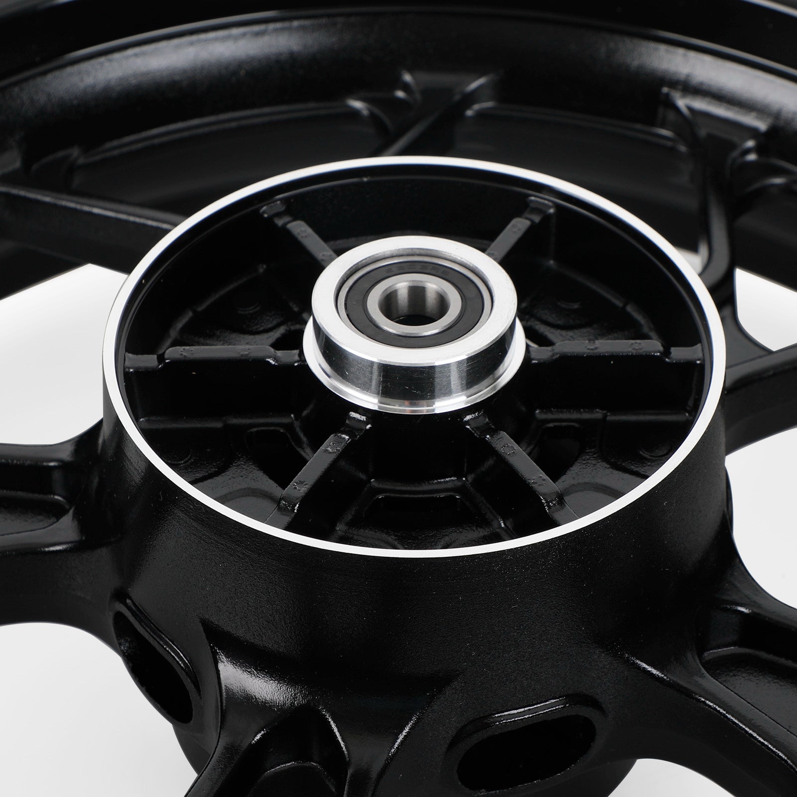 Front + Rear Wheel Rims For Yamaha YZF R3 YZF-R3 RH07 RH12 2015 - 2022 Black