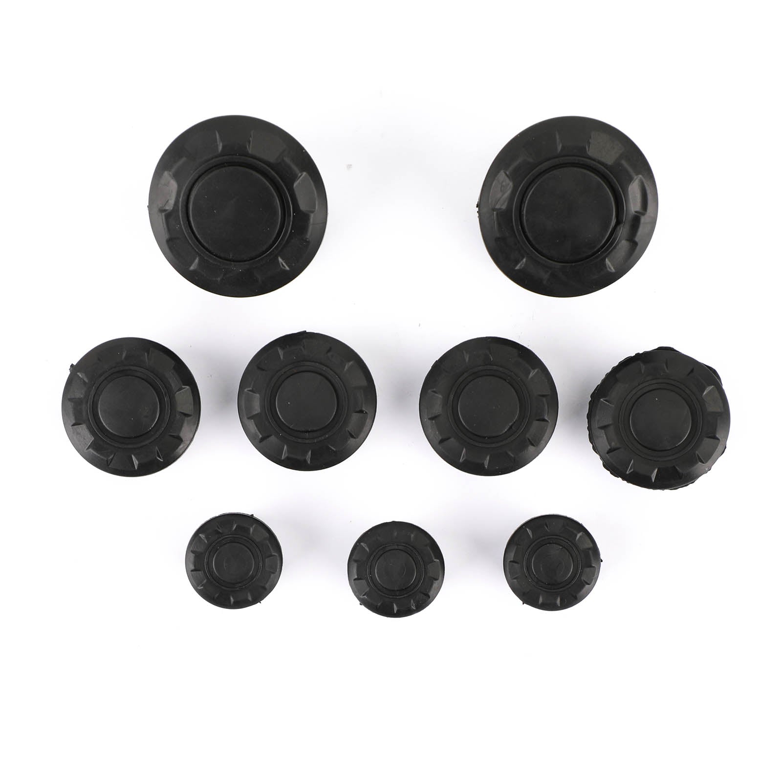 9 x SIDE FRAME COVER TUBE CAPS PLUGS Fit for BMW R1200GS R1250GS ADV 2014-2019