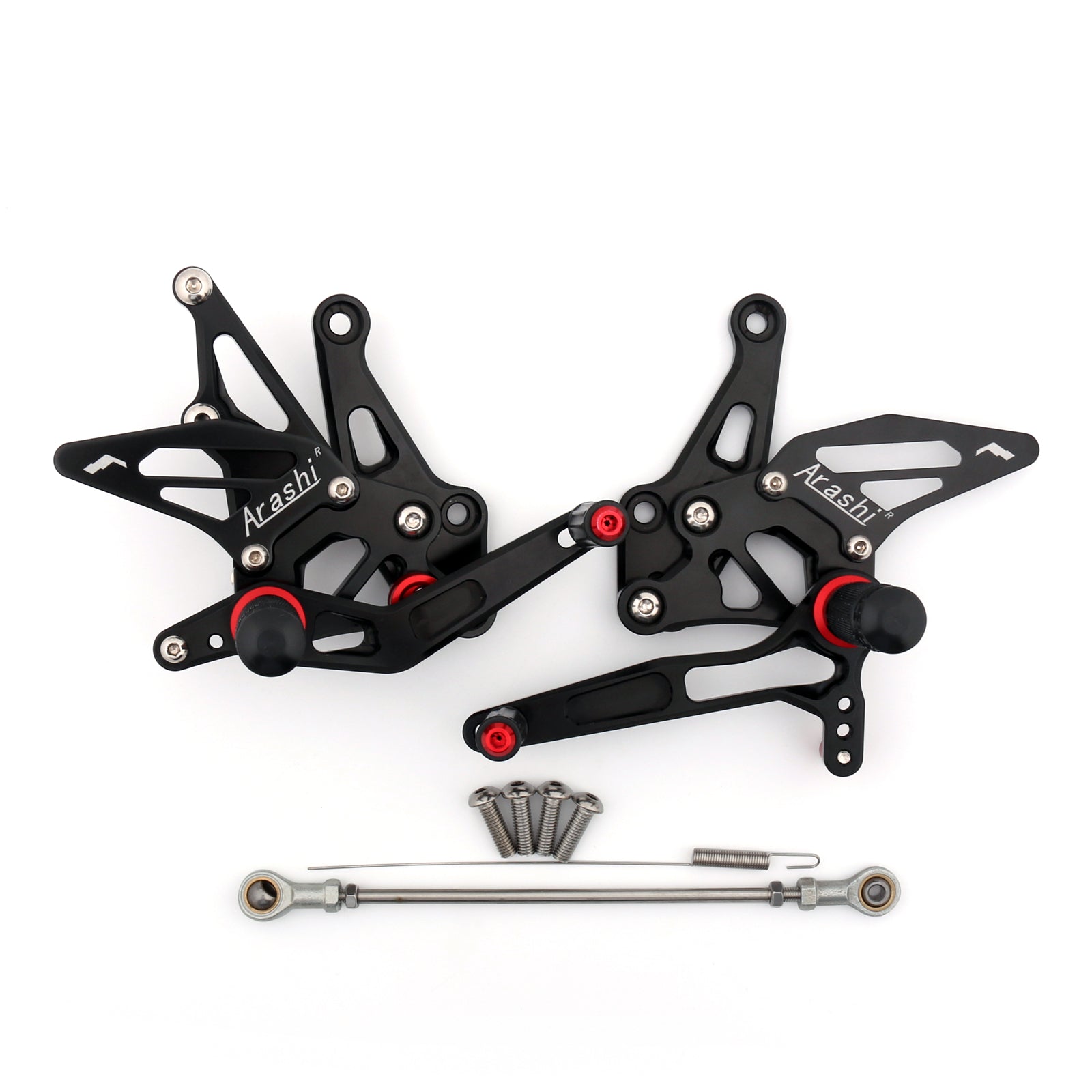 CNC Adjustable Rearsets Rear Set Foot pegs For 2010-2017 Kawasaki Z1000