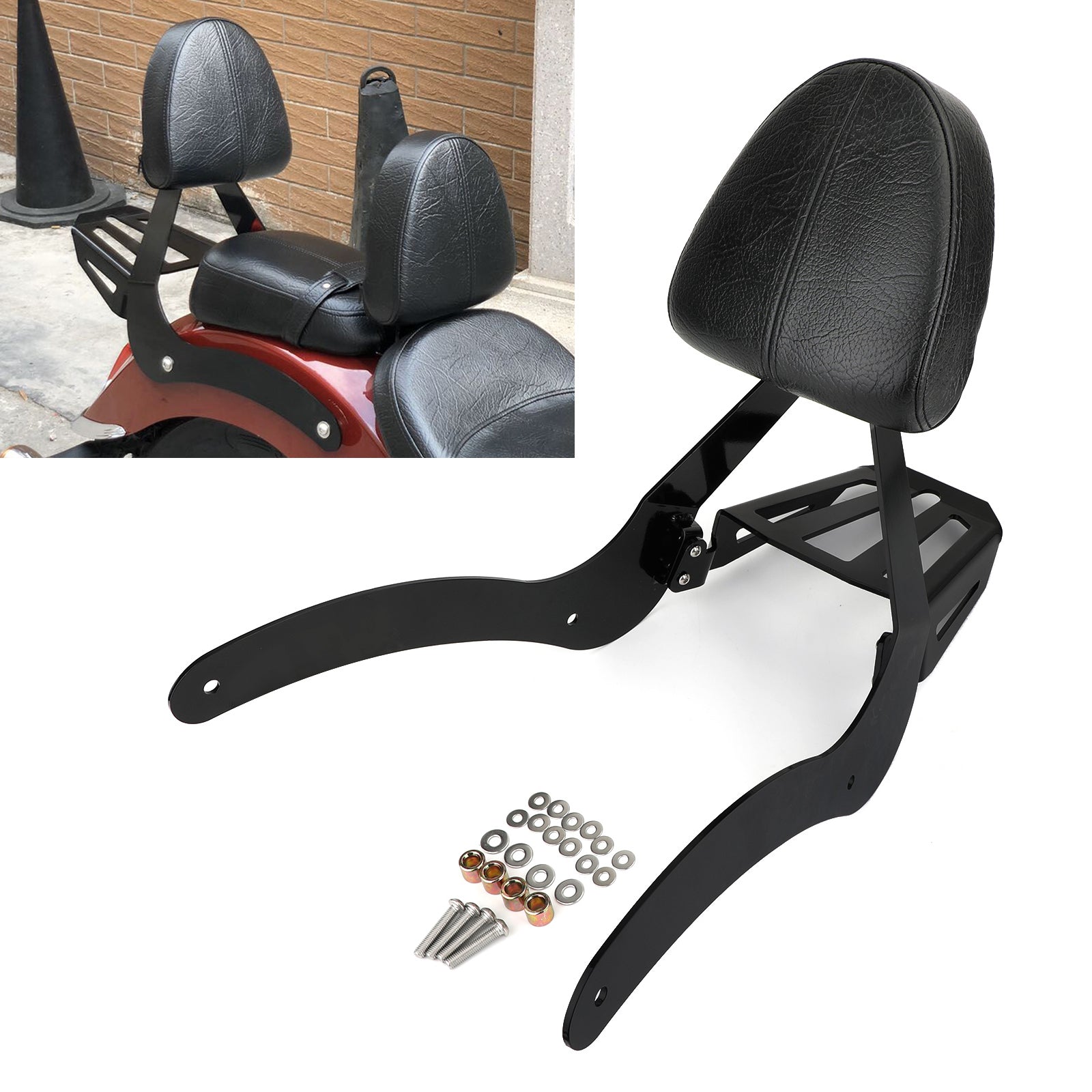 2014-2022 Indian Scout Sixty / Scout Passenger Sissy Bar Backrest Luggage Rack