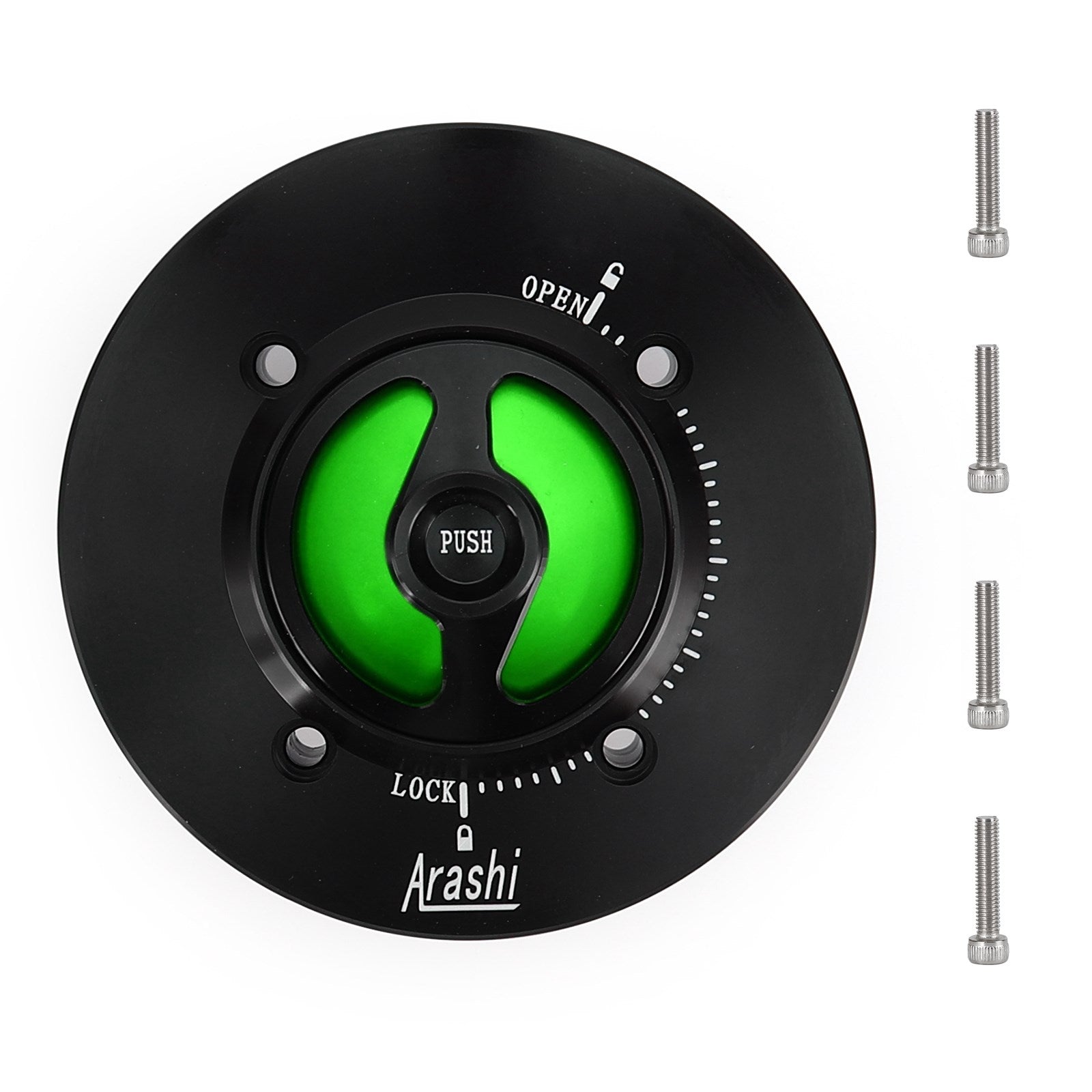 CNC Keyless Fuel Gas Tank Cap for Kawasaki EX400 Ninja 400 2018-2019