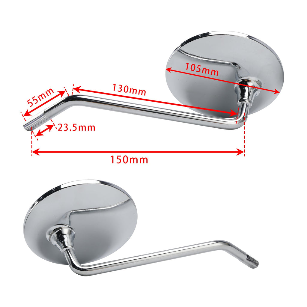 Mirror Set For Honda CT CL CB MT SL ST XL 70-750 cc 88220-329-730 88210-329-730