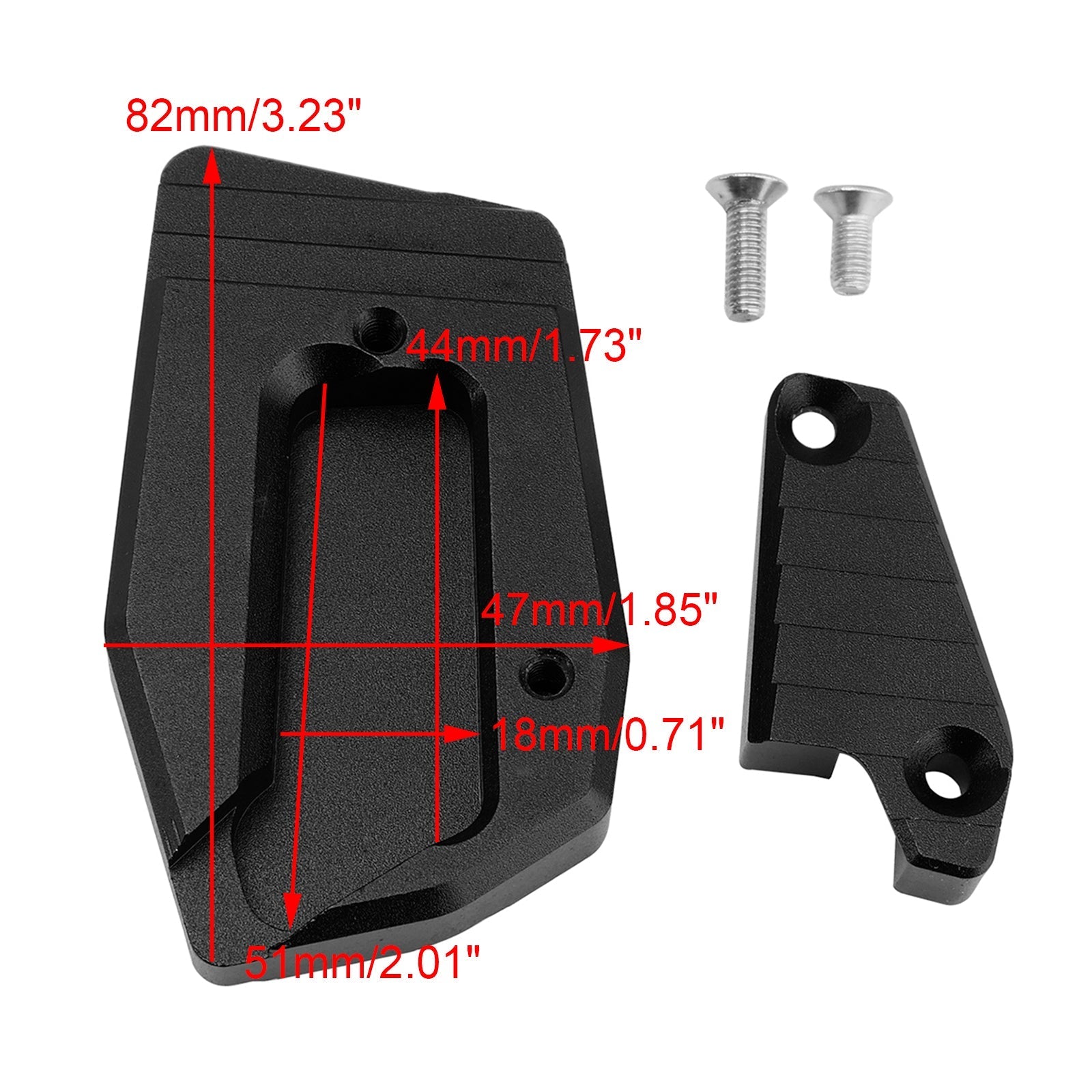 Extension Brake Foot Pedal Enlarger Pad fit for BMW BMW K1600B K1600GA 18-25