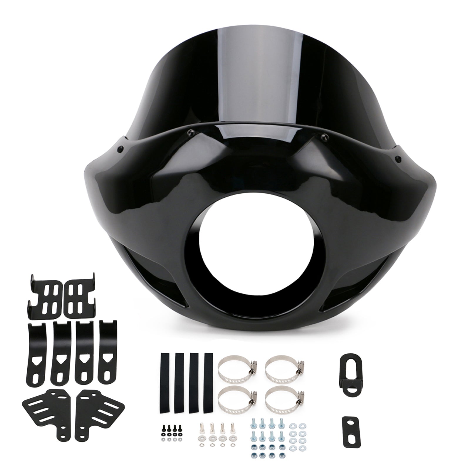 35mm-49mm Forks 5.75" Headlights Sportster Windshield Headlight Fairing