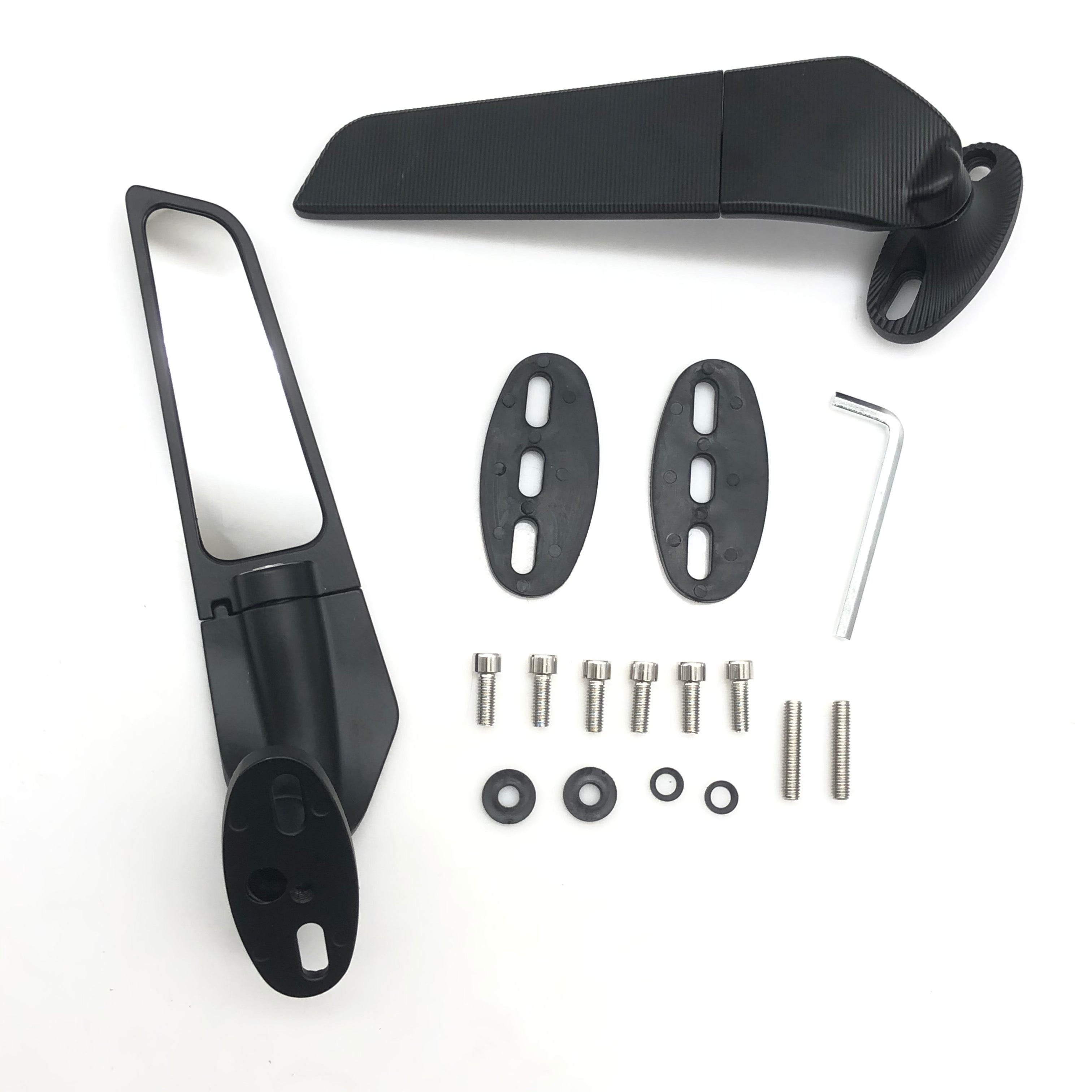 2009-2021 BMW S1000RR a Pair Wing Fin Rearview Mirrors