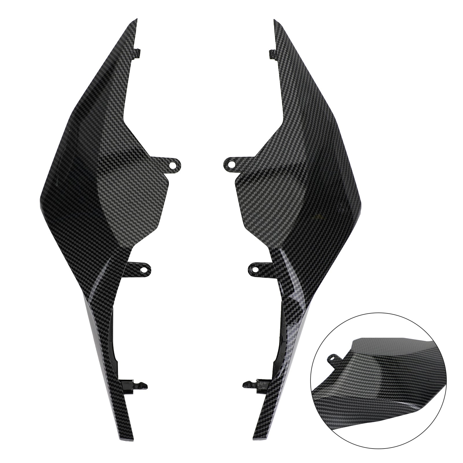Rear Tail Side Seat Panel Trim Fairing Cowl Cover for Honda CB650R/CBR650R 2019-2023