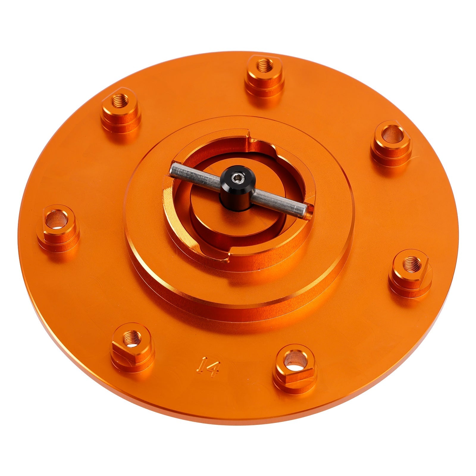 CNC Orange Keyless Fuel Gas Cap For Duk 790 890 2018 2019 2021 2022 2023-2025