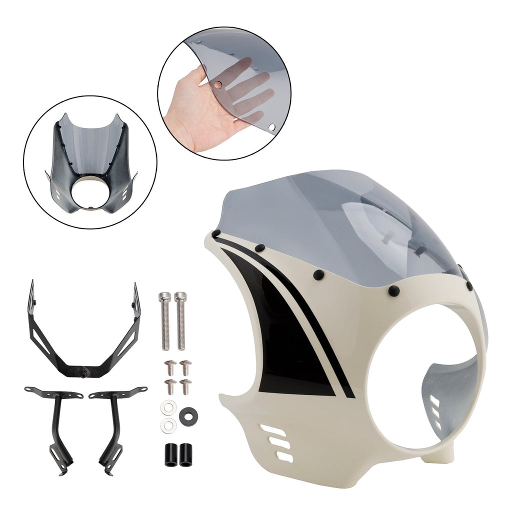 2022-2025 Yamaha XSR900 Headlight Fairing Windshield WindScreen