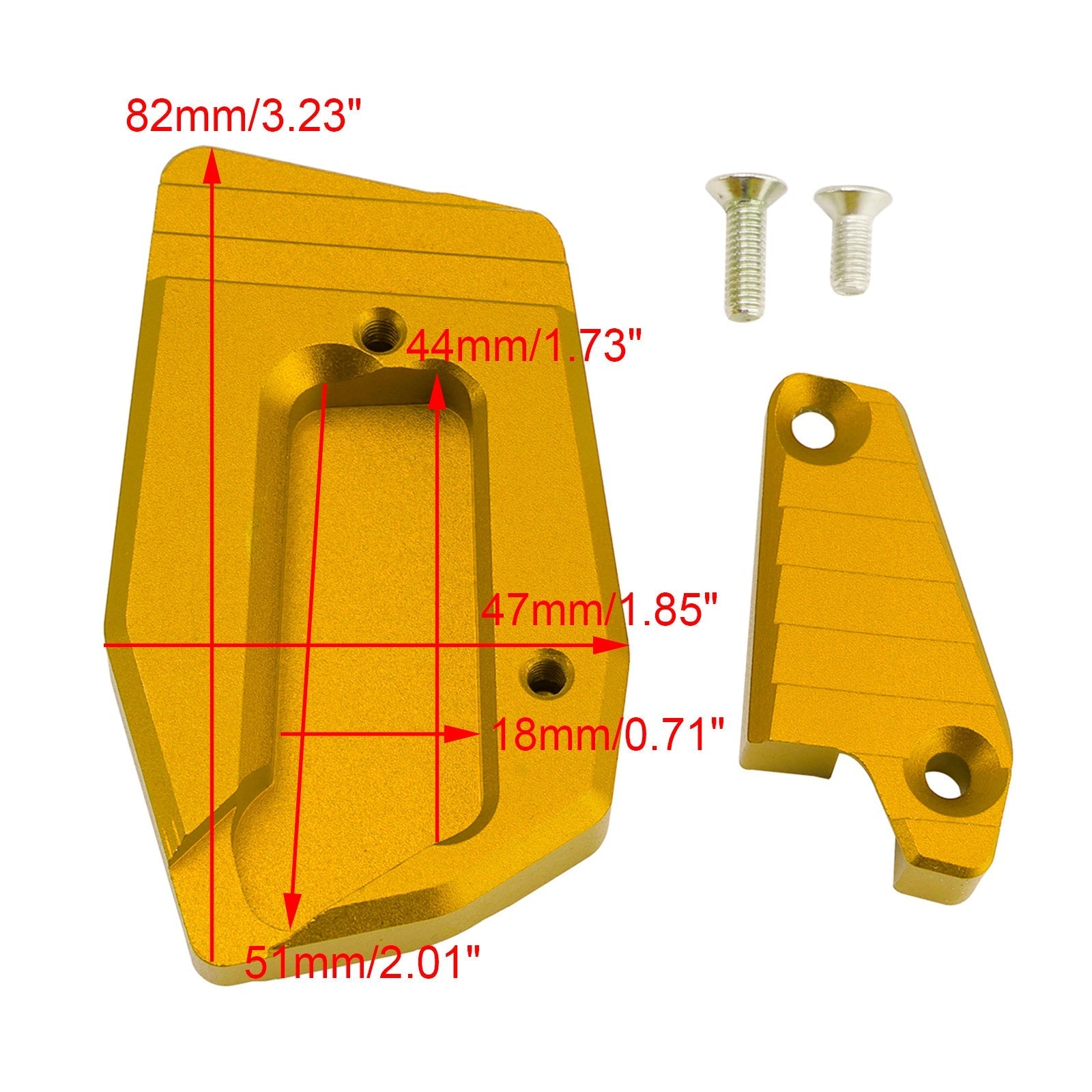 Extension Brake Foot Pedal Enlarger Pad fit for BMW BMW K1600B K1600GA 18-25