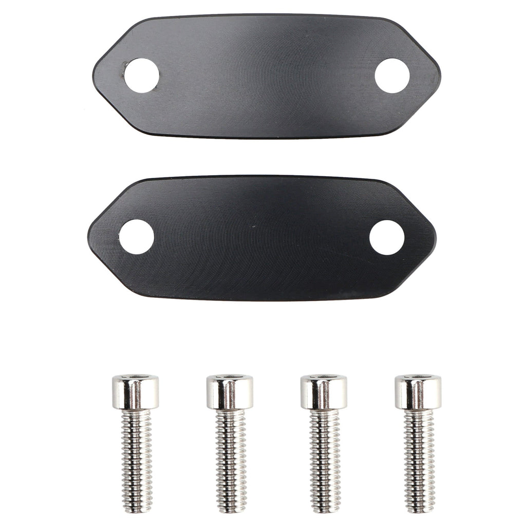 Mirror Delete Block Off Plate for Kawasaki Ninja 300 250 400 125 ZX6R 636