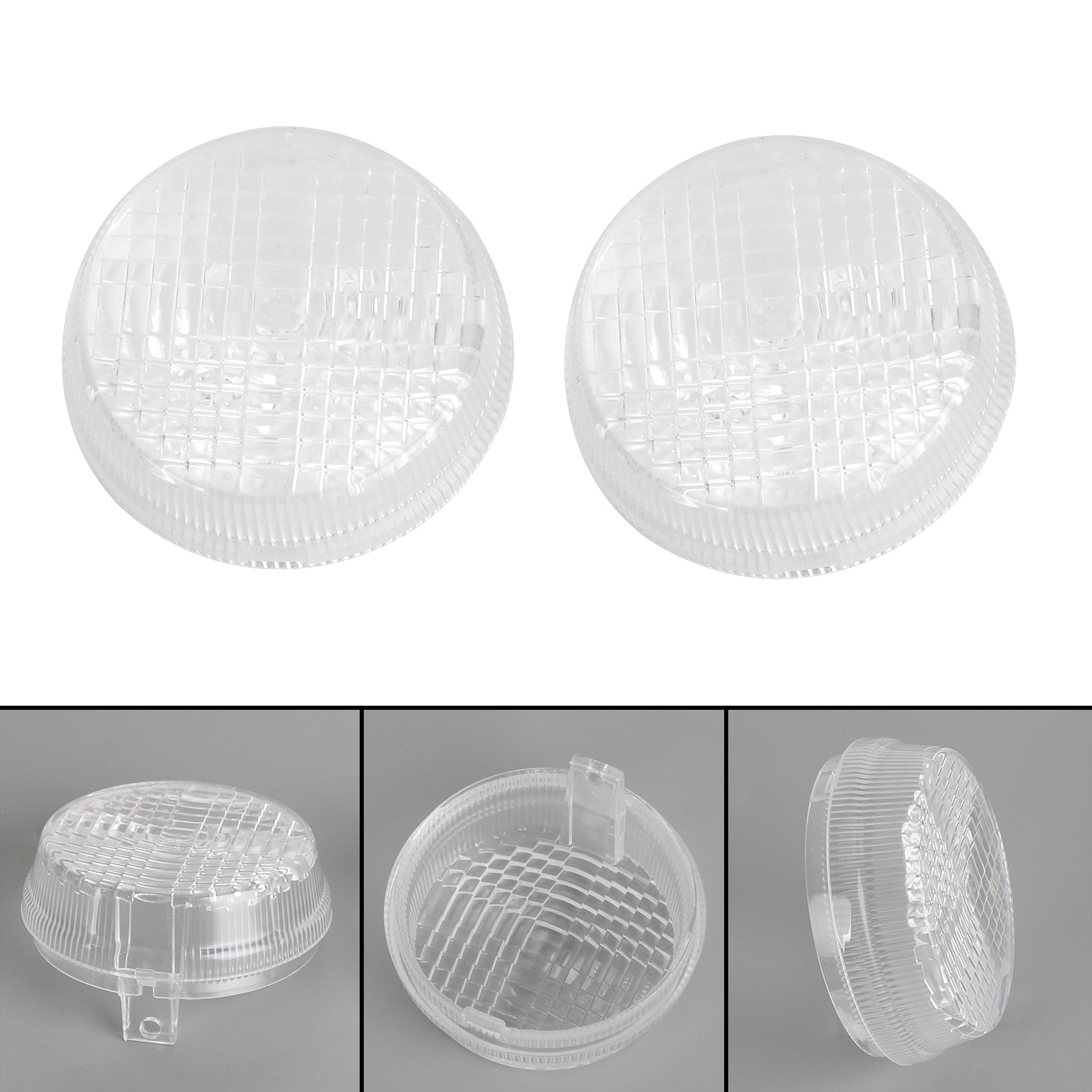 Turn Signal Light Lenses Cover For Honda Shadow Spirit VT750 Vulcan VN