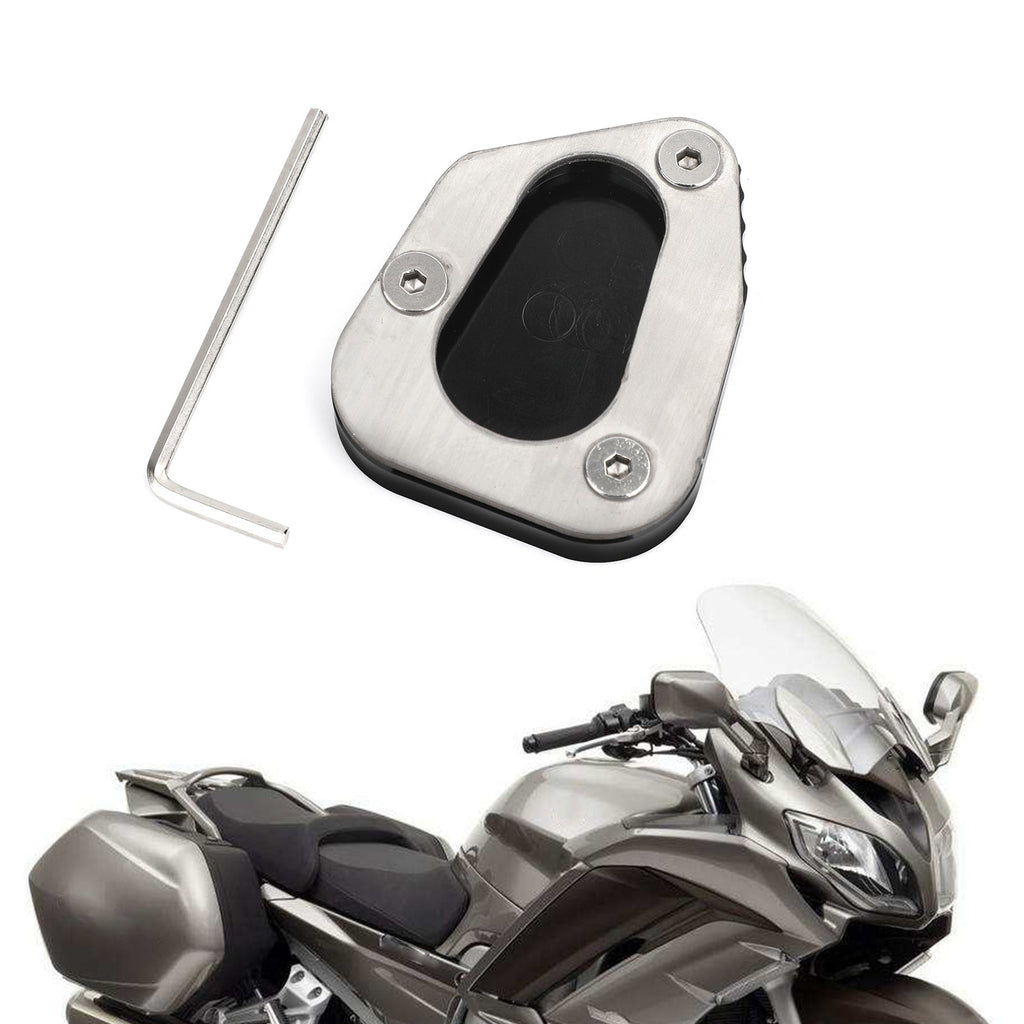 Kickstand Sidestand Enlarge Plate Pad fit for YAMAHA FJR1300 2006-2017 Black
