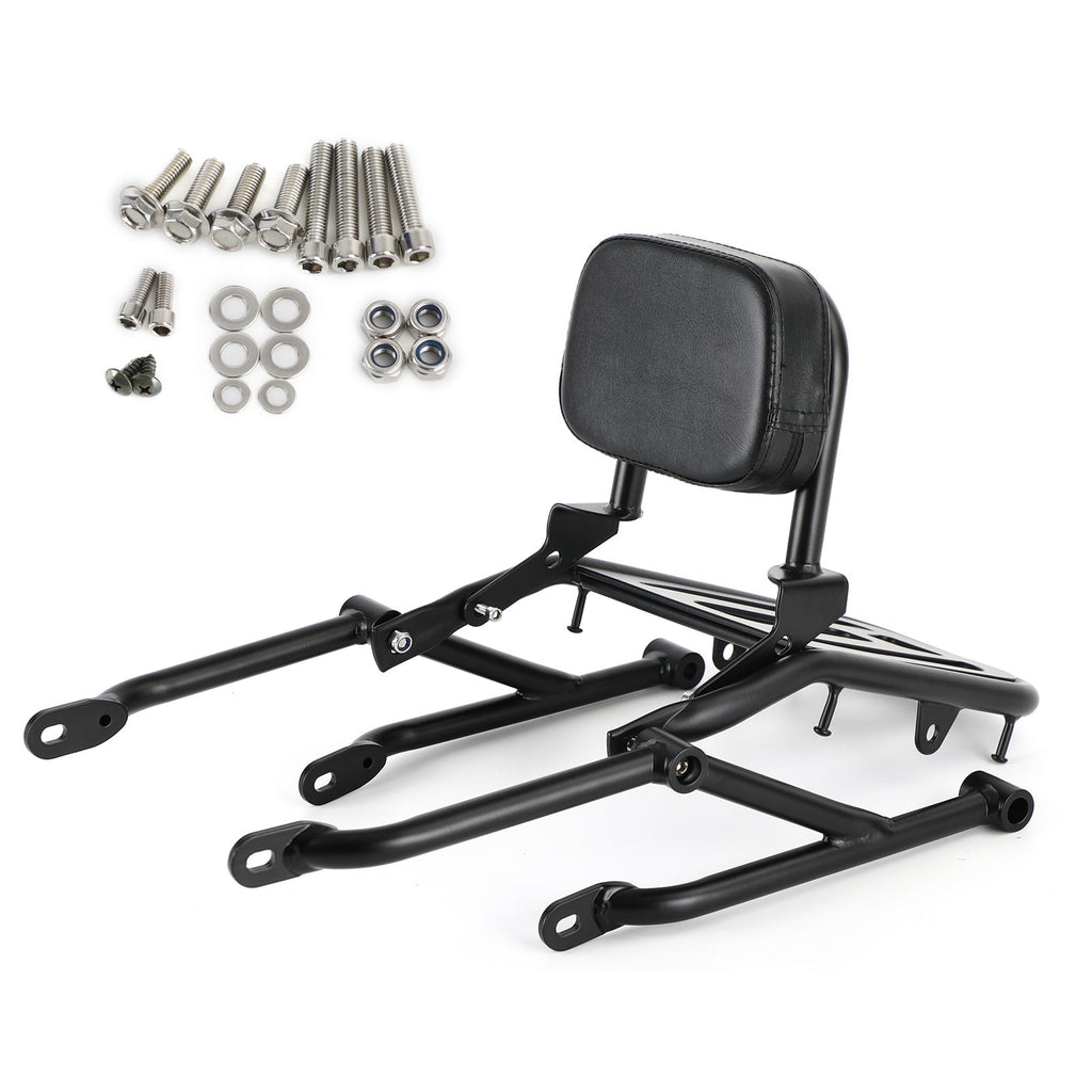 Passenger Sissy Bar Backrest Luggage Rack for Honda REBEL CMX500 CMX300 2017+