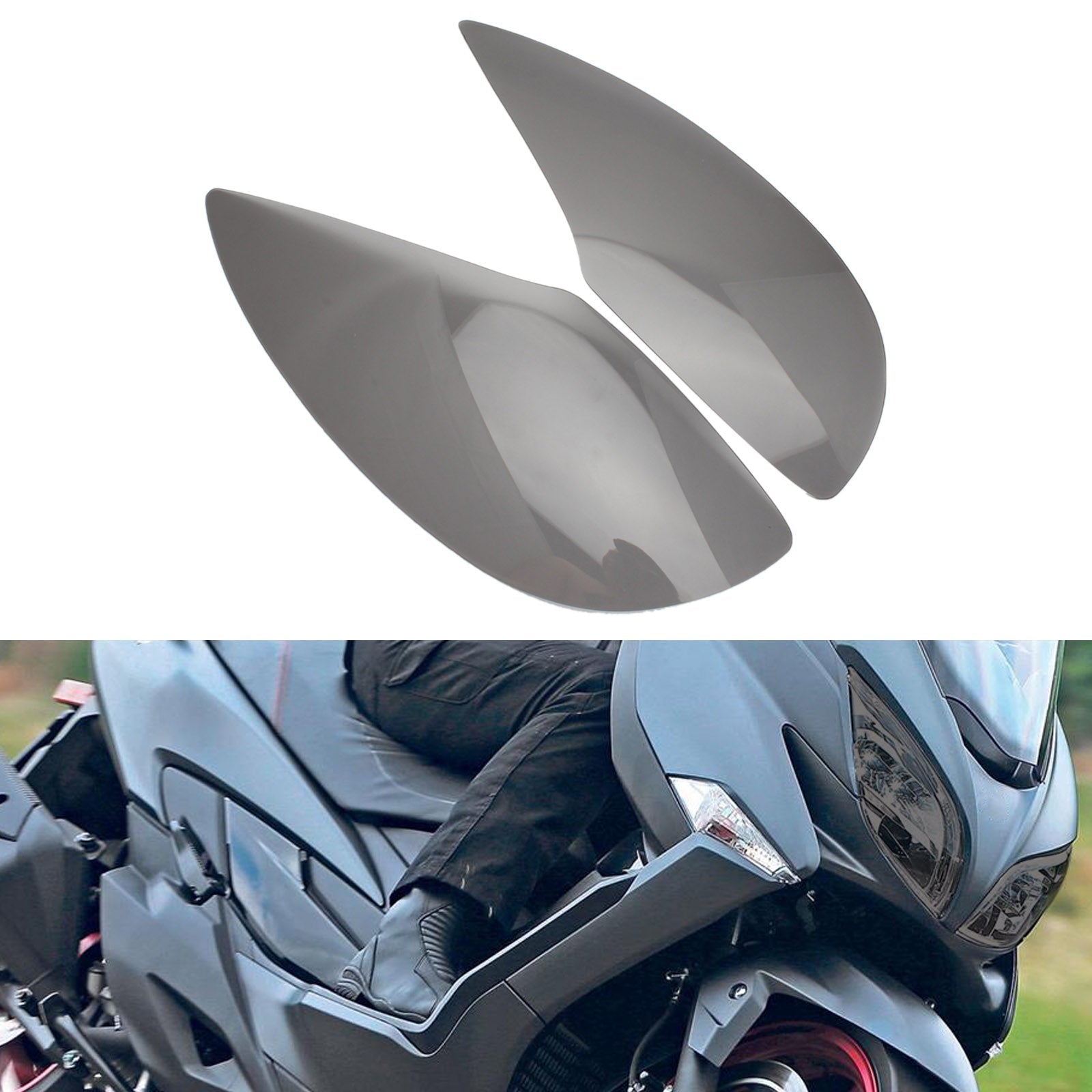Front Headlight Lens Protection Cover Fit For Suzuki Burgman 650 2015-2020
