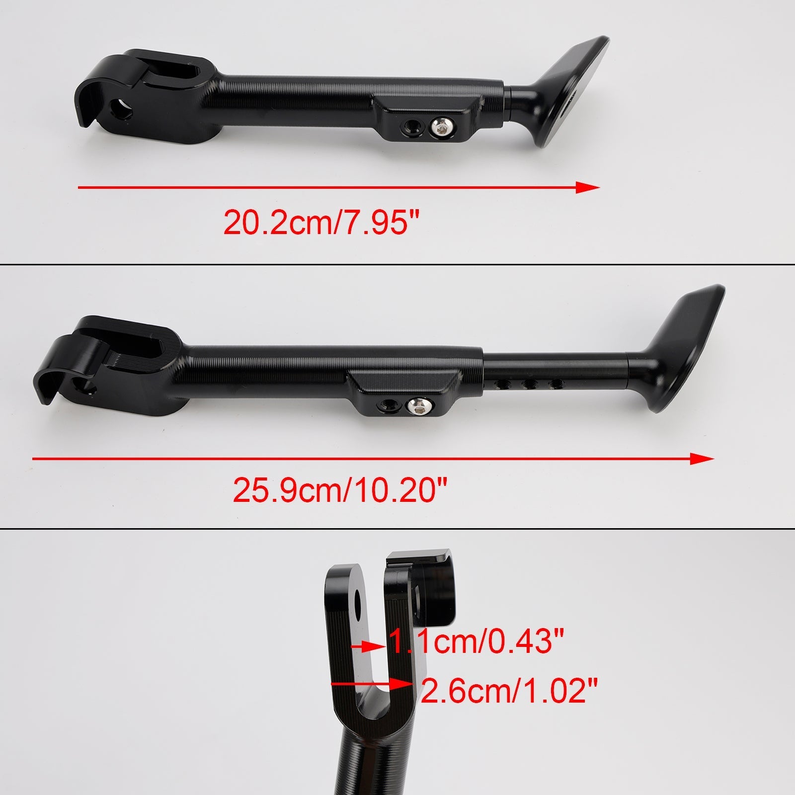 2019-2025 Yamaha YZF-R3 YZF R3 Adjustable Foot Side Stand Kickstand