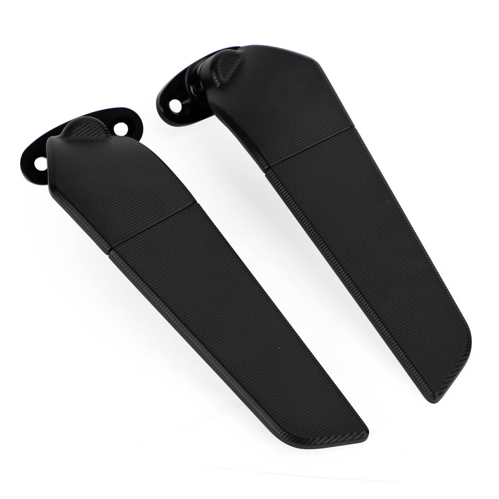 Swivel Wing Fin Rearview Mirrors For Honda CBR 250 500 600 900 929 954 1000 RR
