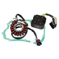 Magneto Stator 2-Plug Regulator Gasket Kit For Linhai 400 E2 Massimo T-boss 410