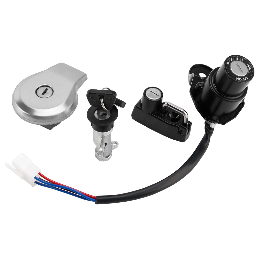IGNITION KEY SWITCH FEUL CAP SEAT LOCK SET FOR YAMAHA VIRAGO XV 535 500 S 89-04
