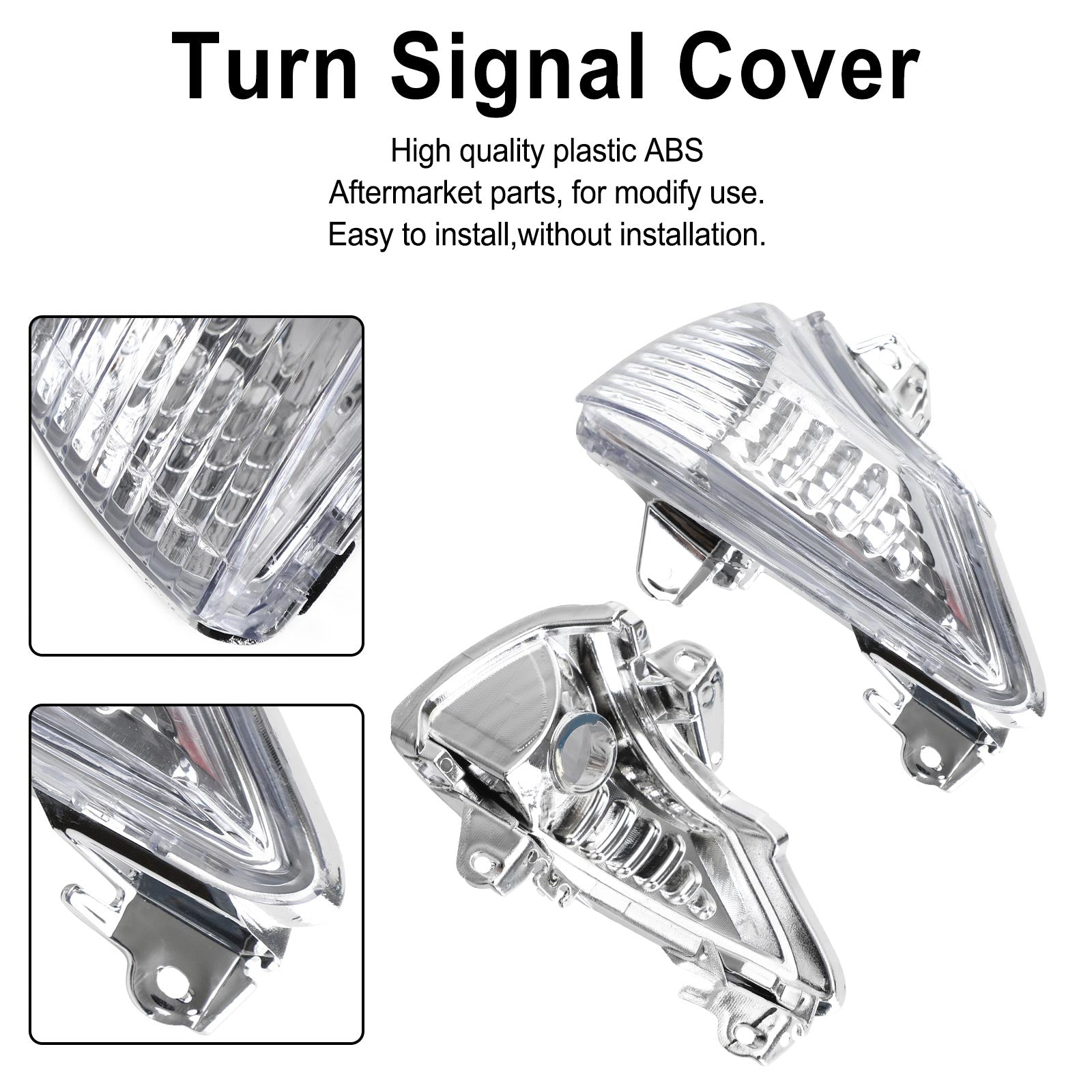 Front Turn Signals Cover For Kawasaki ER-6N EX650 Ninja 650 400R EX400