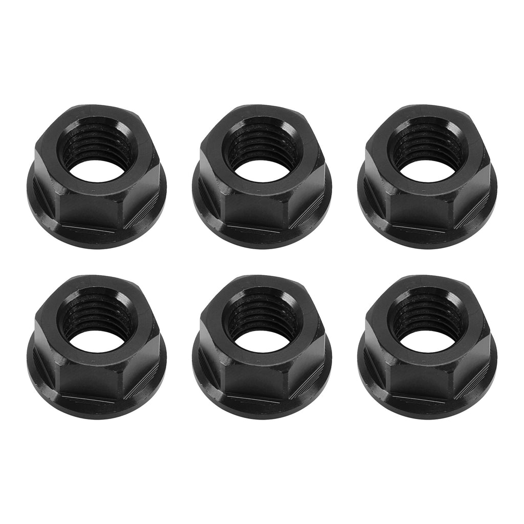 Rear Sprocket Nut Kit M10x1.5mm Black For Aprilia RSV RSV4 1000R Factory 04-16