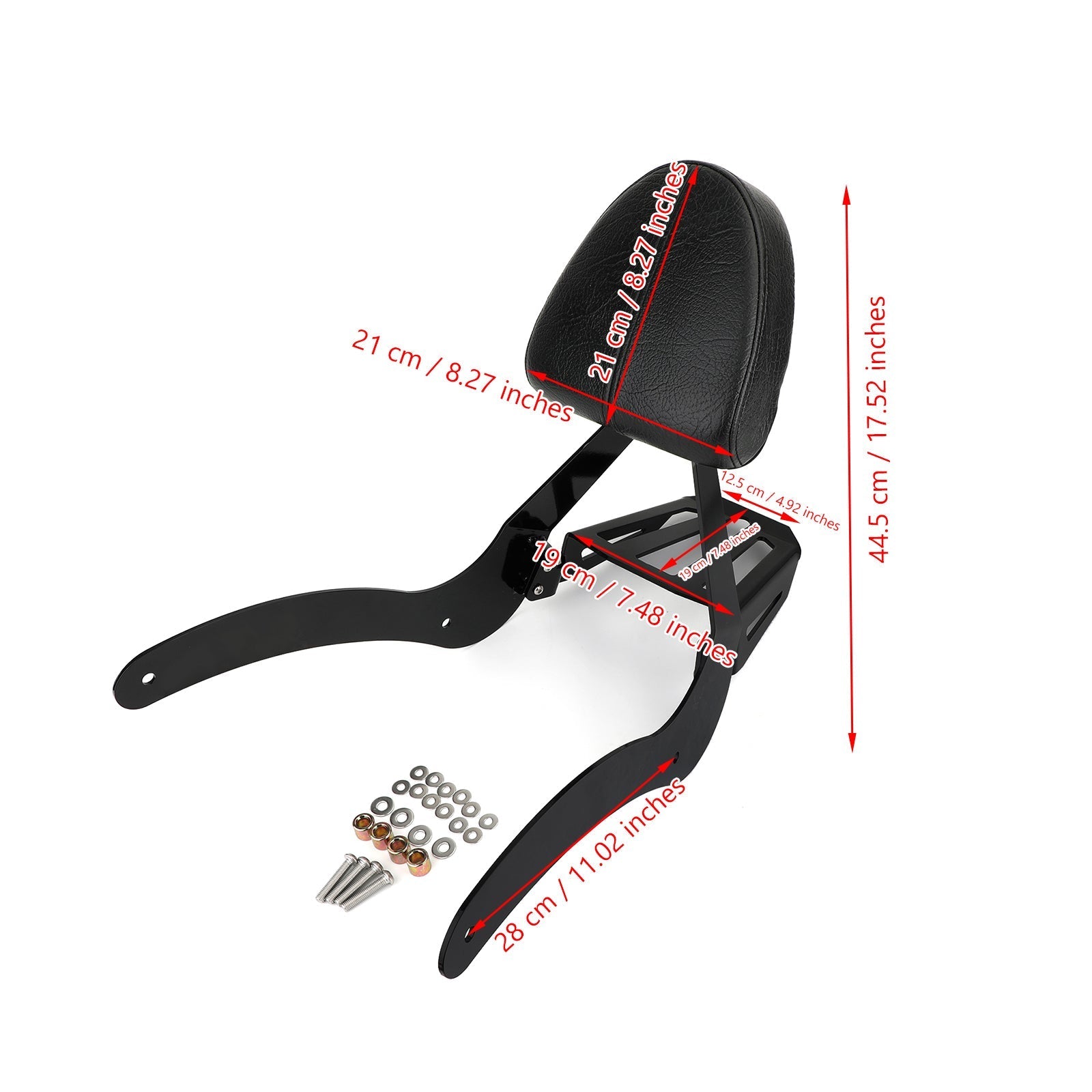 2014-2022 Indian Scout Sixty / Scout Passenger Sissy Bar Backrest Luggage Rack