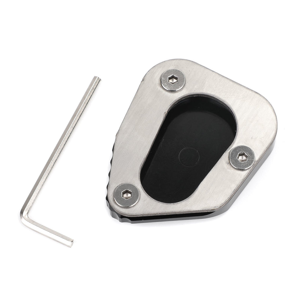 Kickstand Sidestand Enlarge Plate Pad fit for YAMAHA FJR1300 2006-2017 Black