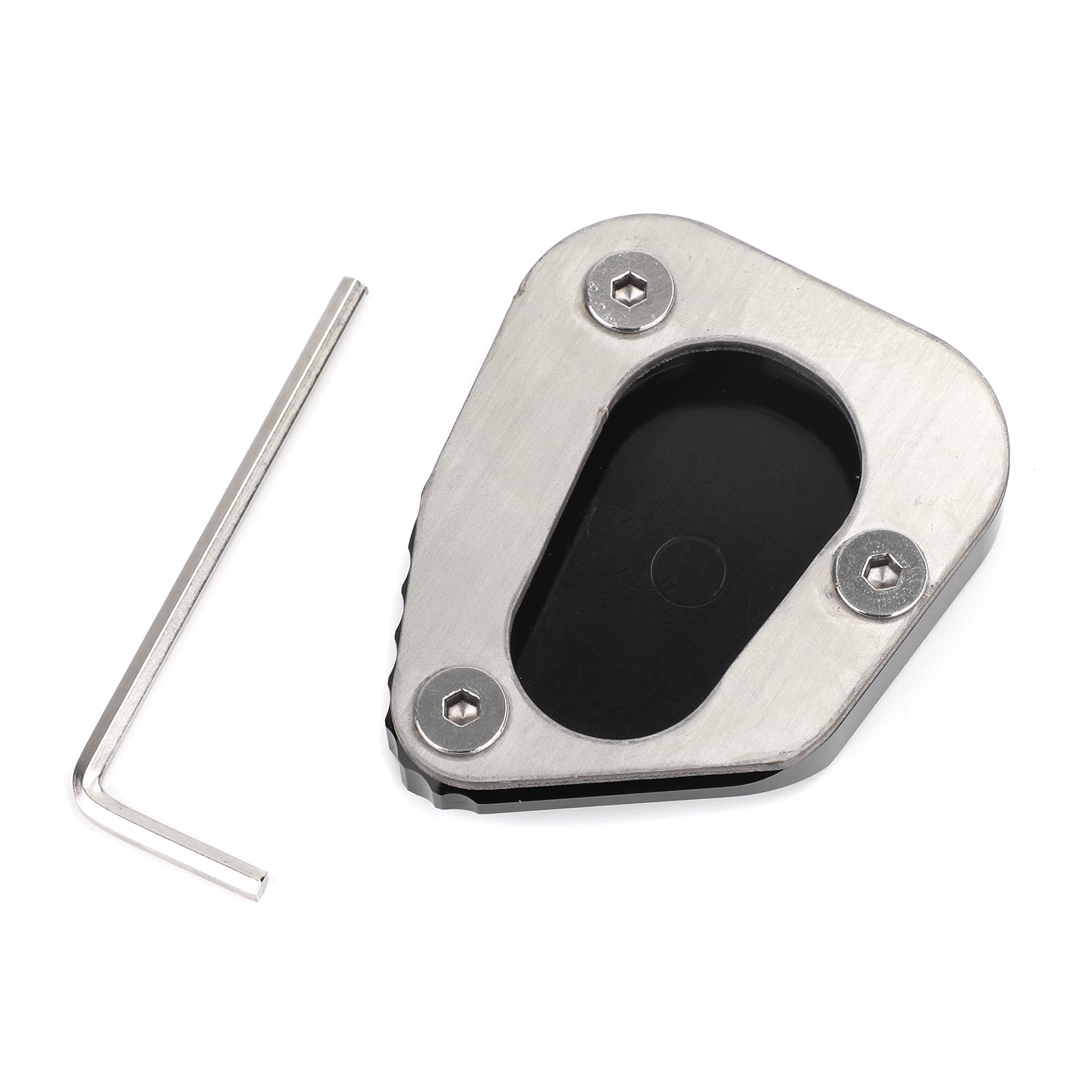 Kickstand Sidestand Enlarge Plate Pad fit for YAMAHA FJR1300 2006-2017 Black