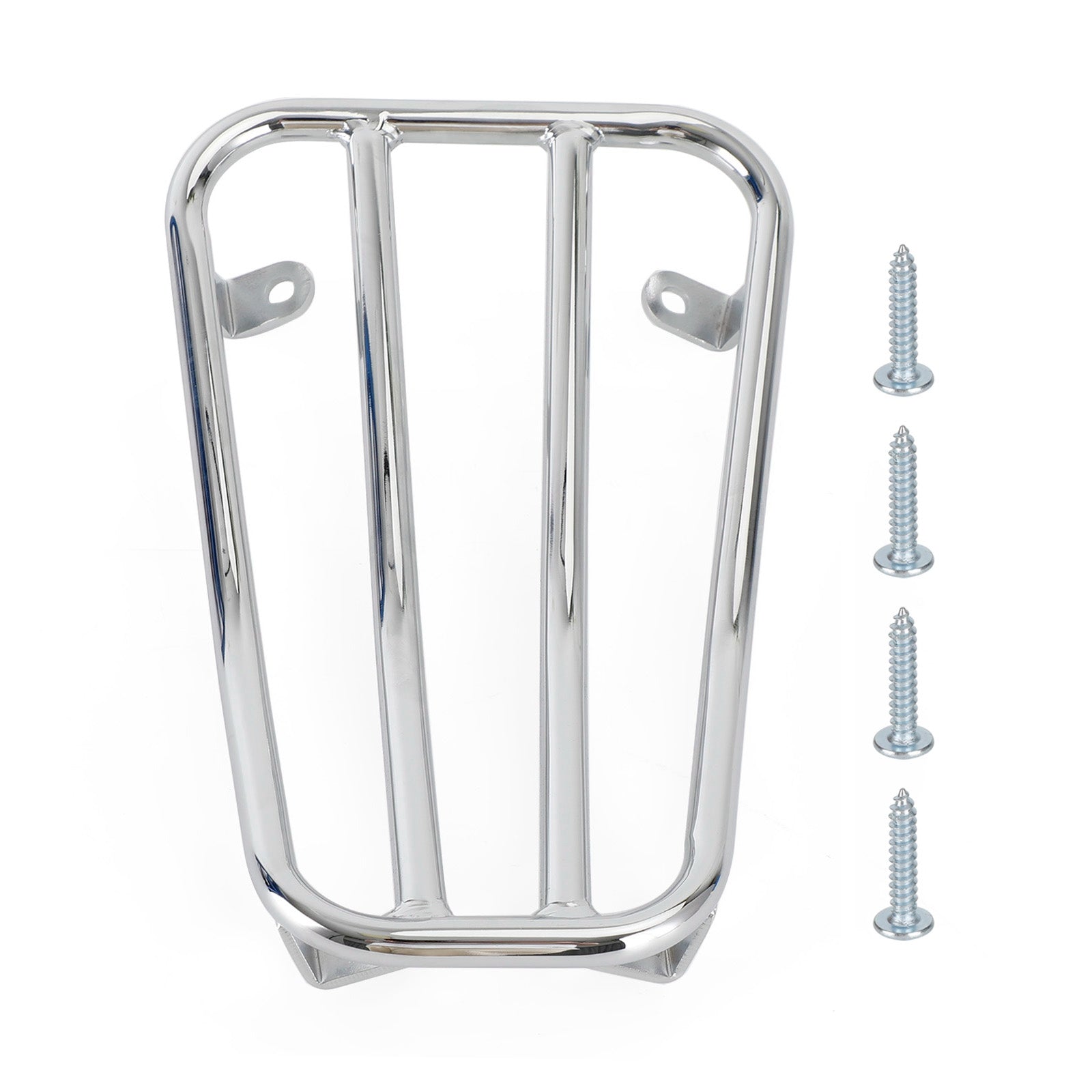 CHROME FLOOR BOARD LUGGAGE CARRY SUPPORT RACK FOR VESPA PRIMAVERA SPRINT 125 150