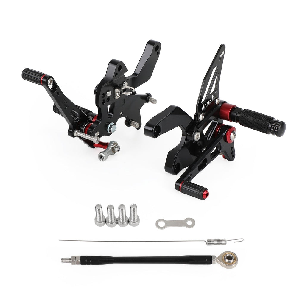 Rearsets Adjustable Foot Pegs Rest for Kawasaki Z900 Z 900 2021 2022