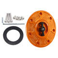 CNC Orange Keyless Fuel Gas Cap For Duk 790 890 2018 2019 2021 2022 2023-2025