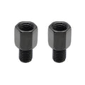 MOTORCYCLE MIRROR ADAPTORS 10MM LEFT HAND FEMALE TO 10MM RIGHT HAND MALE THREAD