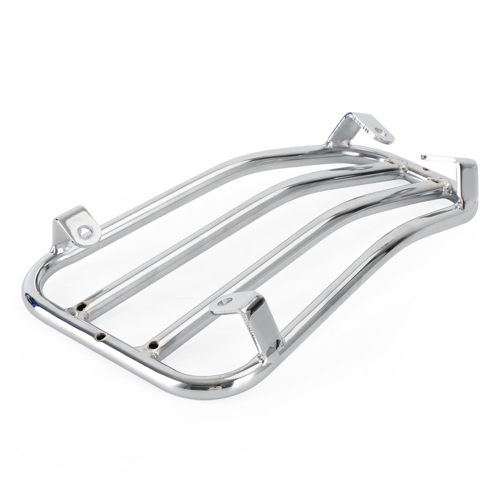 CHROME FLOOR BOARD LUGGAGE CARRY SUPPORT RACK FOR VESPA PRIMAVERA SPRINT 125 150