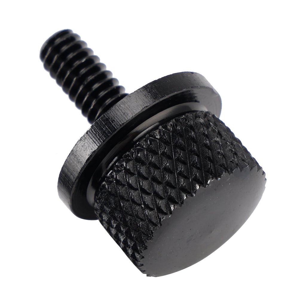 1/4"-20 Black Seat Bolt Screw Plate Release Kit For Touring Softail Dyna 96-23
