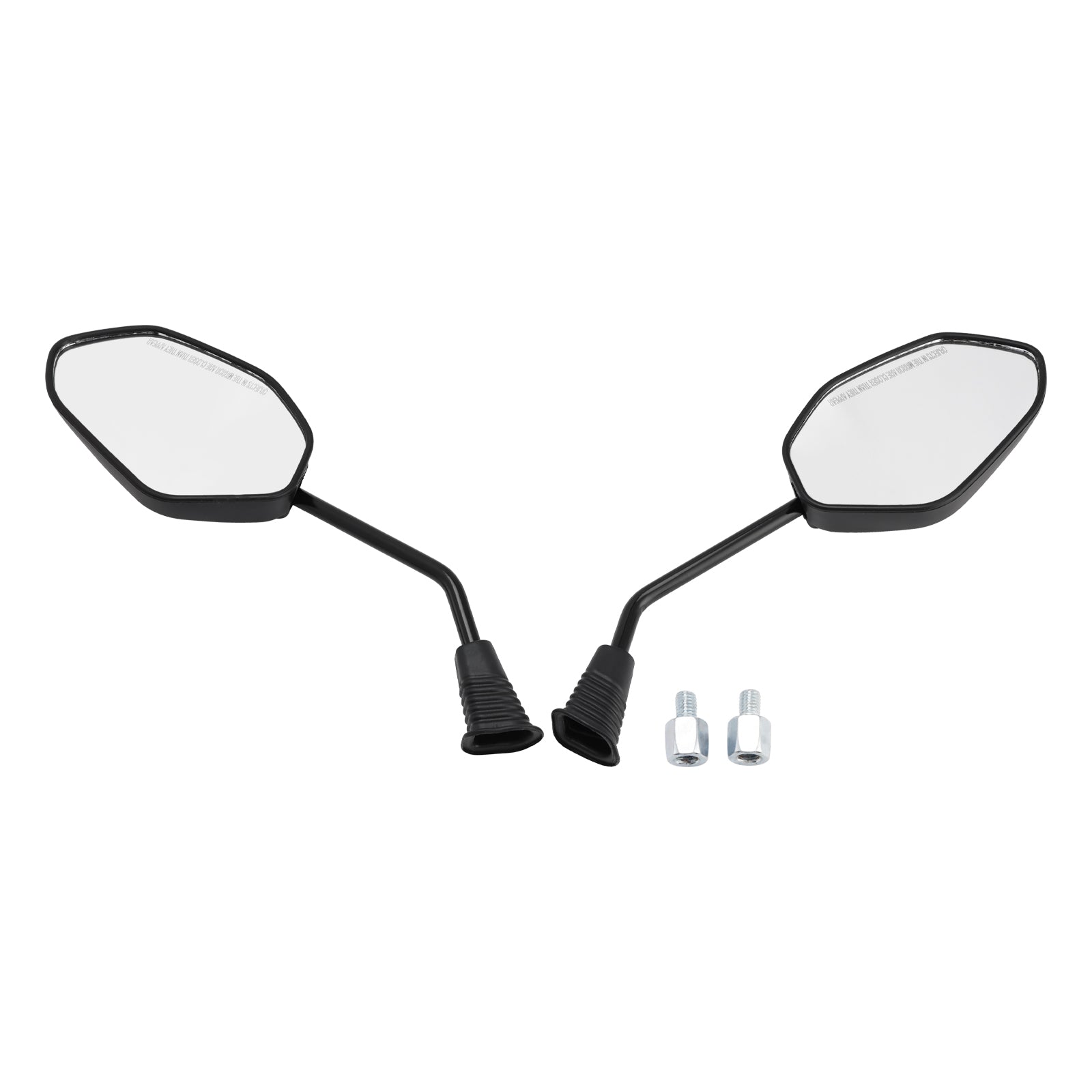 Black Rearview M8 Mirrors Left & Right For 2017-2022 Honda Dio 110 SCV110