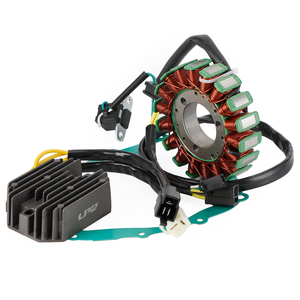 1999-2002 Suzuki SV650 SV650S Magneto Stator + 2-plug Voltage Rectifier + Gasket