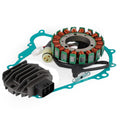 Magneto Stator + Voltage Rectifier + Gasket For Yamaha YFM450 Grizzly 450 07-16 Fedex Express
