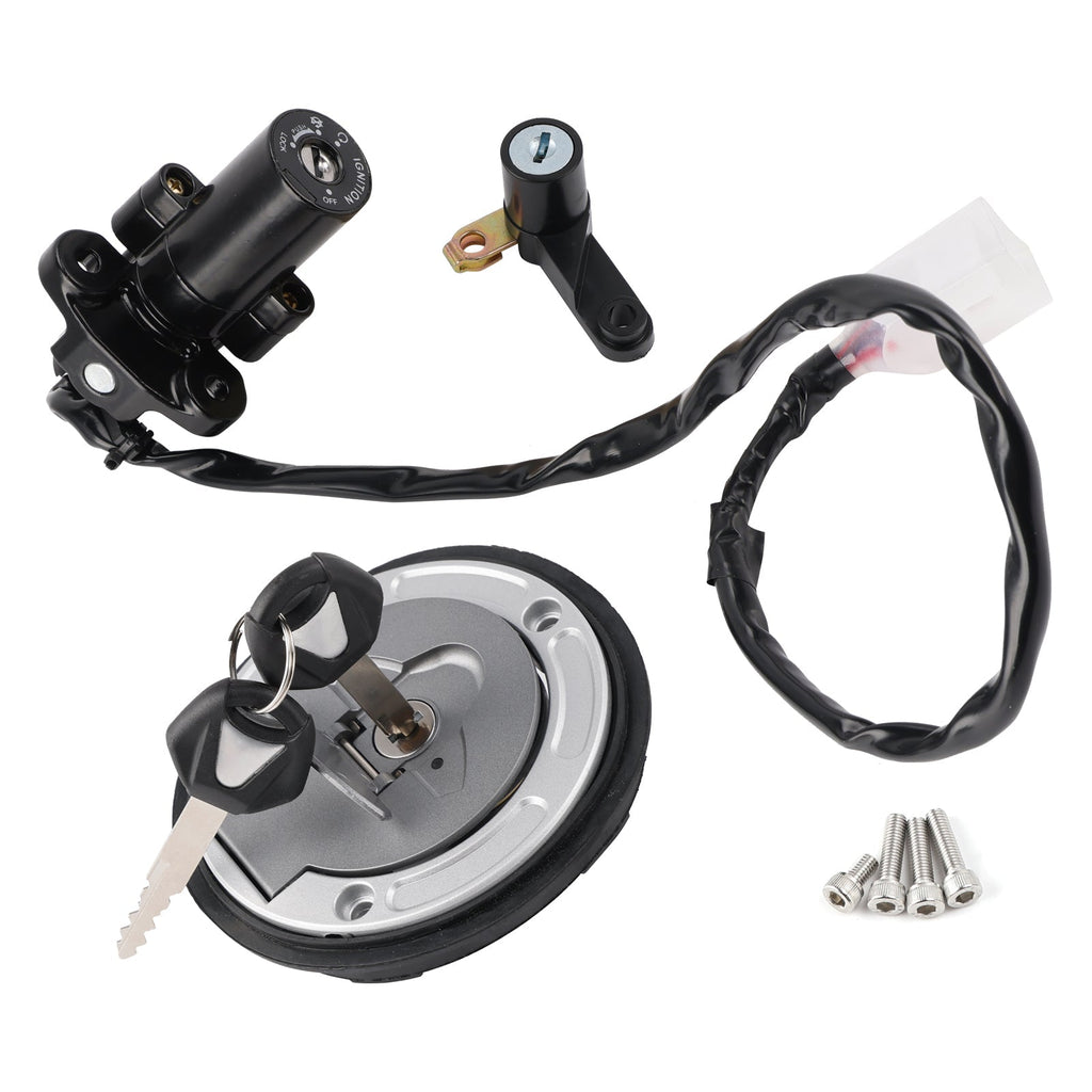 Ignition Barrel Seat Lock Fuel Cap Set For Yamaha MT03 MT-03 MT-25 2020-2024