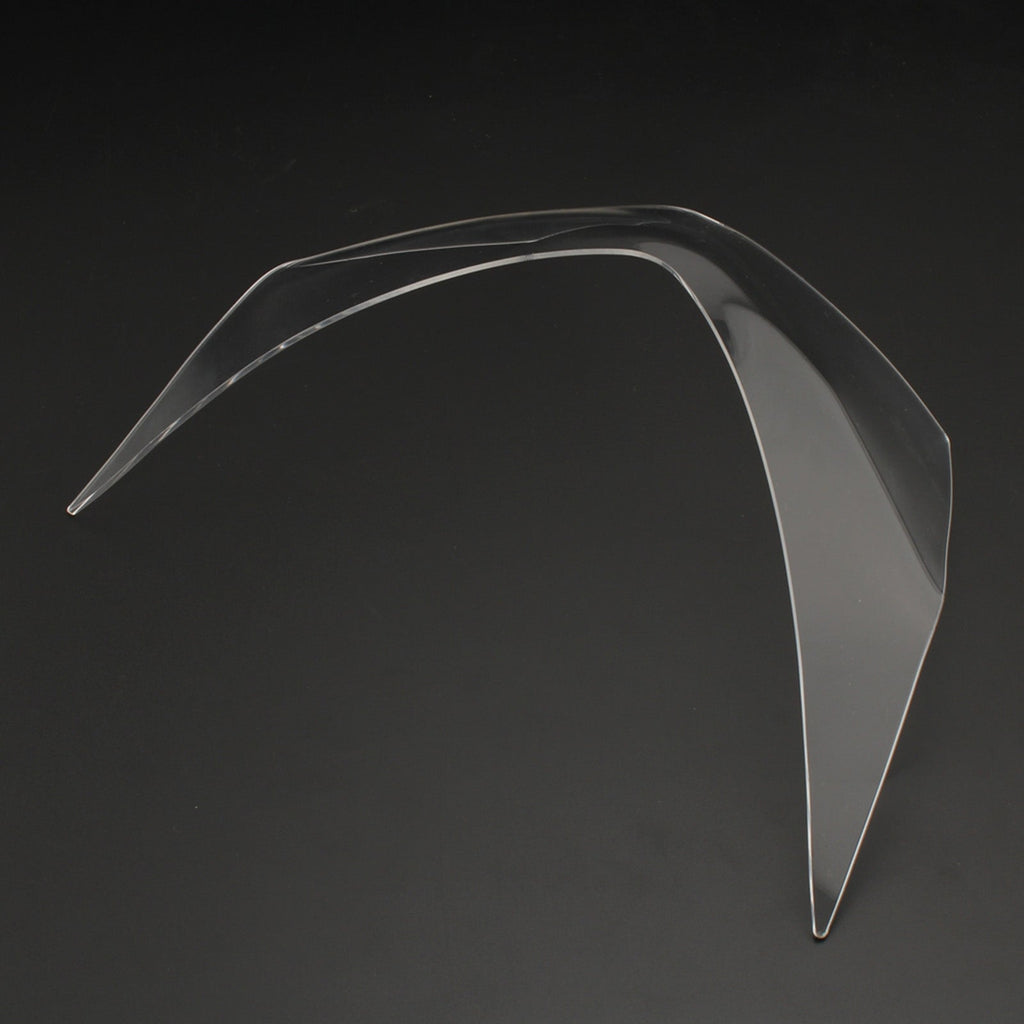 Front Headlight Lens Guard Protector Fit For Kawasaki Z250 Z300 Z800 13-16 Smoke
