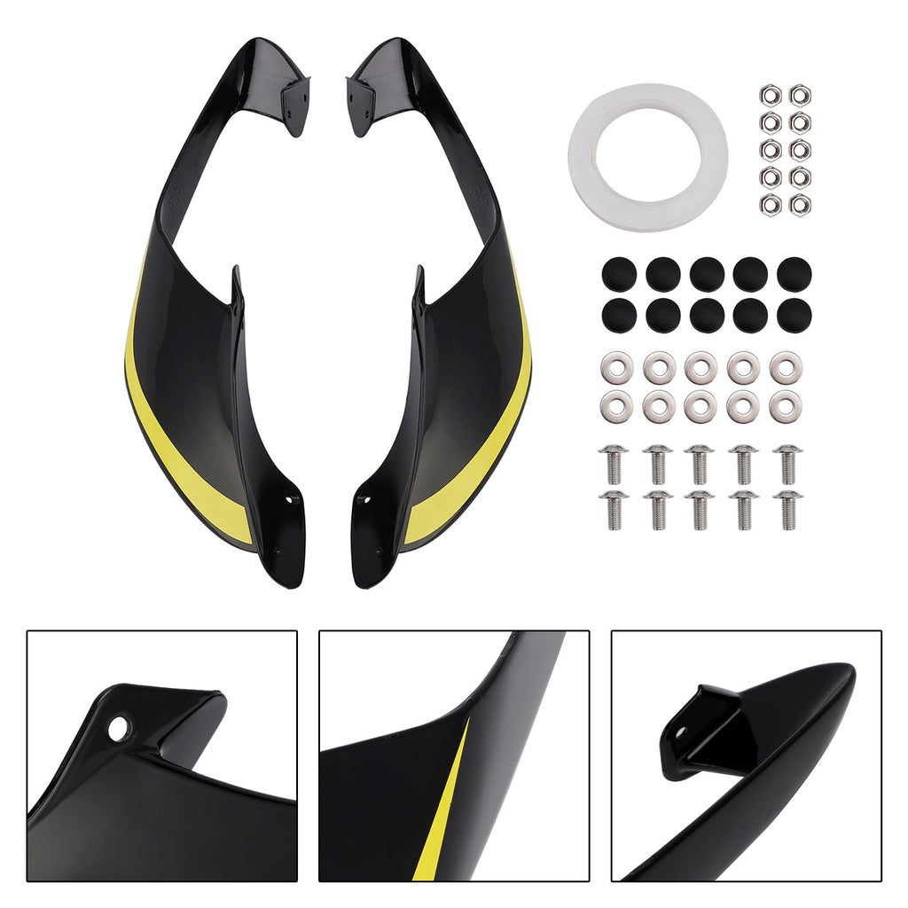 2021-2024 Yamaha YZF R1 R1M Front Side Winglets Wings Spoiler Fairing