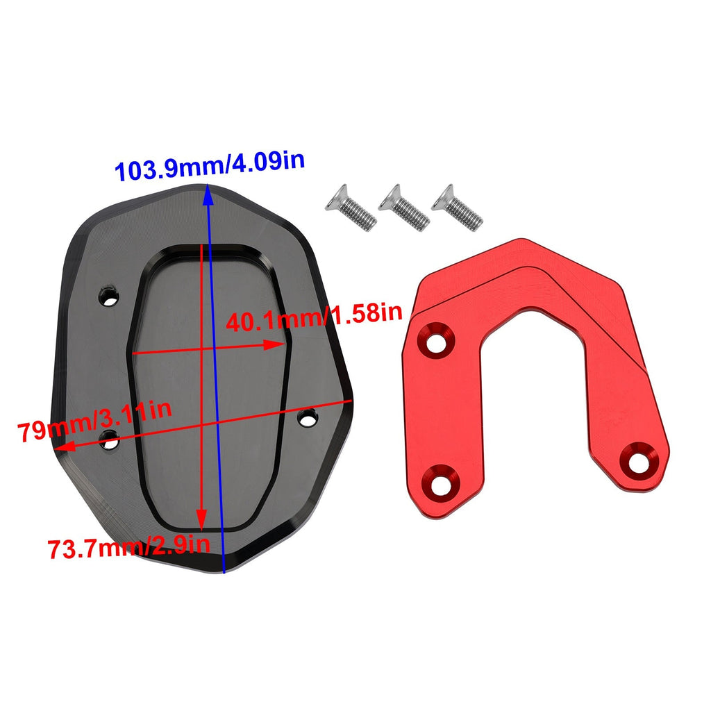 Kickstand Enlarge Plate Pad fit for Ducati Scrambler 800 2015-2019