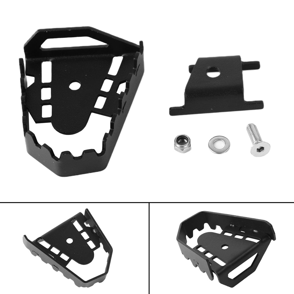 Rear Brake Enlarger Lever Pedal Extension Aluminium For F850Gs F750Gs 08-16 Silver