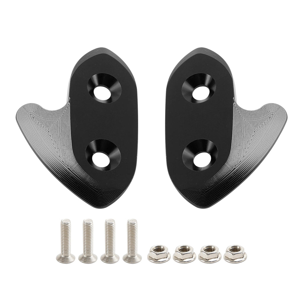CNC mirror delete blanking block off plates fits YZF-R1 YZF-R1M 2015-2019