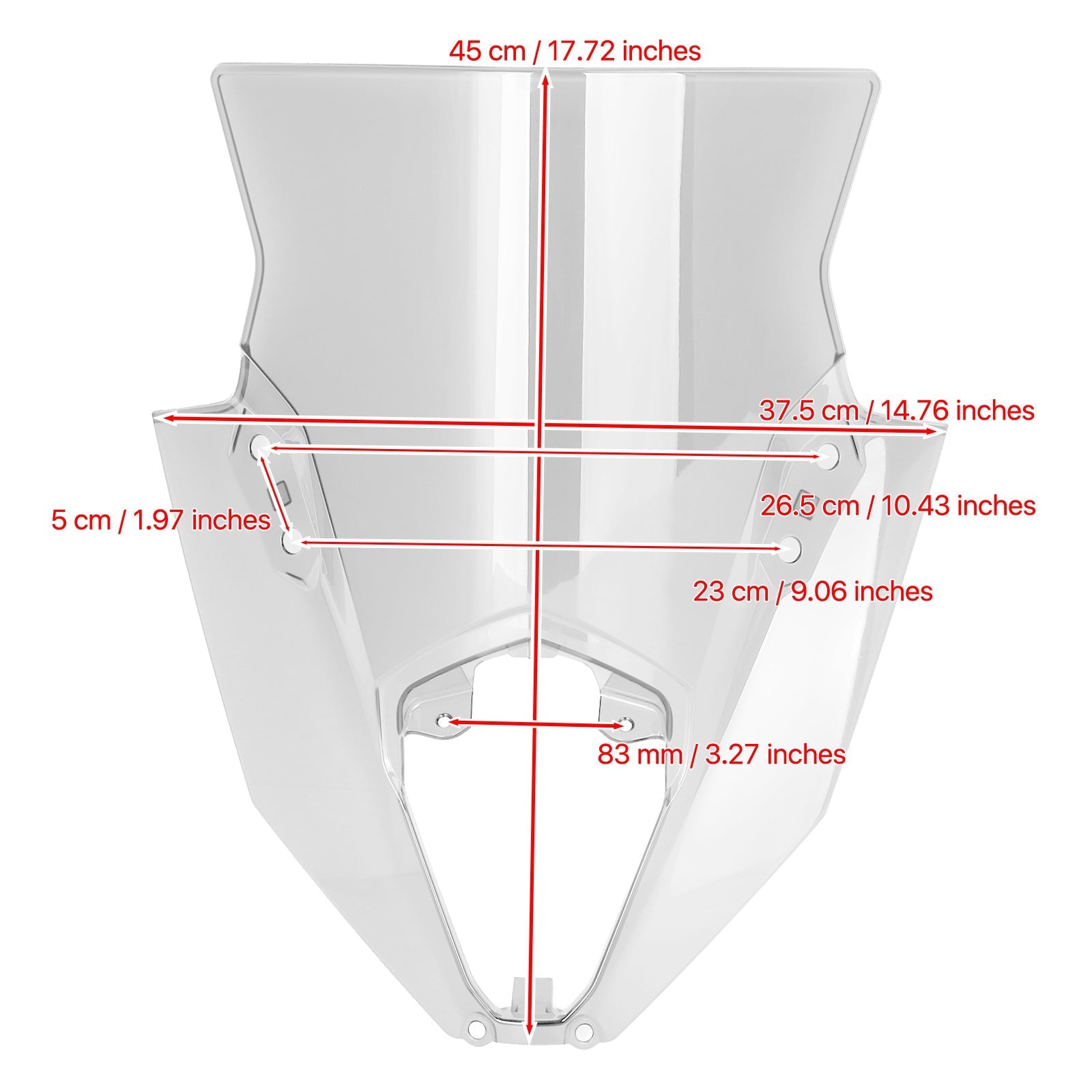 2020-2025 Kawasaki NINJA 650 ER6F Windshield Windscreen Protector